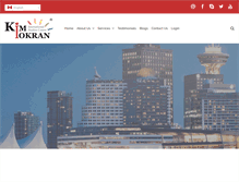 Tablet Screenshot of kimokran.ca